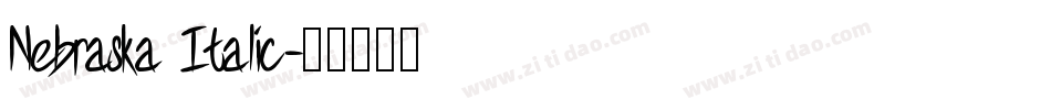 Nebraska Italic字体转换